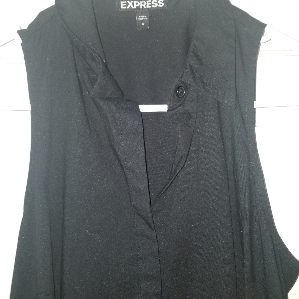 Express fit and flare shirt dress